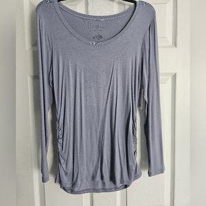 Gray Long Sleeve Women's Top